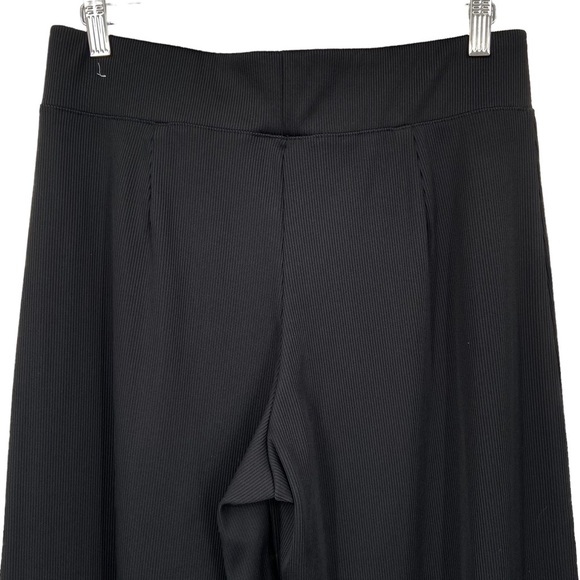 Nike Women's Sportswear Ribbed Wide Leg Pants‎ Size Large Black - Picture 5 of 12